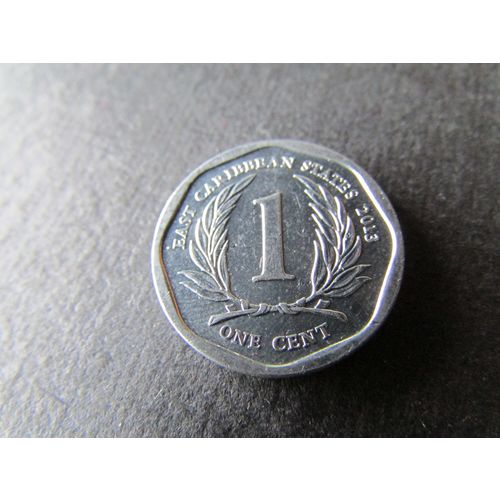 2013 QUEEN ELIZABETH II EAST CARIBBEAN STATES ONE CENT FREE POST. AAP