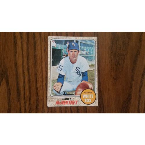1968 Topps Card # 014 Jerry McNertney Good (2) Chicago White Sox