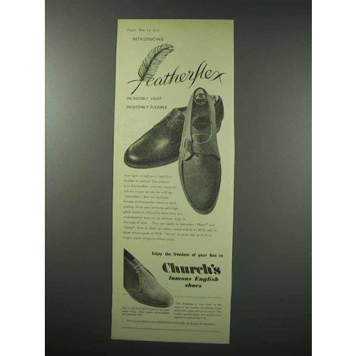 1959 Church's Monk, Savoy Shoes Ad - Featherflex