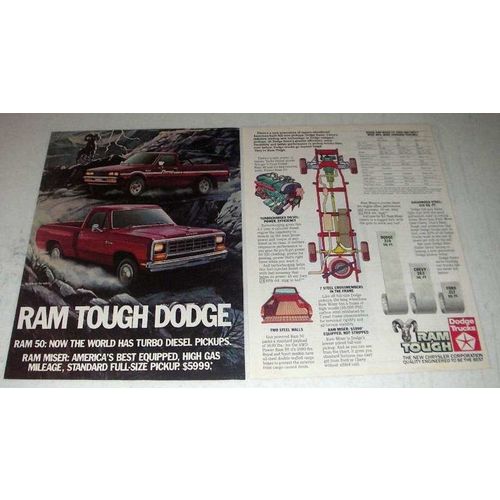 1982 Dodge Ad - Ram 50, Ram Miser Pickup Trucks