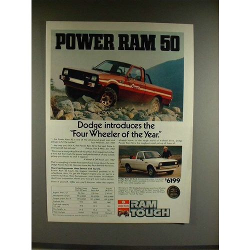 1982 Dodge Power Ram 50 Truck Ad - Introduces