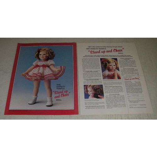 1986 The Danbury Mint Shirley Temple Stand Up and Cheer Doll Ad