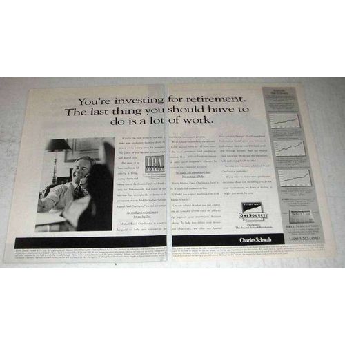 1996 Charles Schwab IRA Ad - Investing Retirement