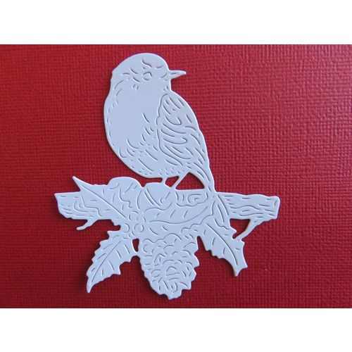 8 x Tattered Lace Die Cuts Magical Christmas Robin