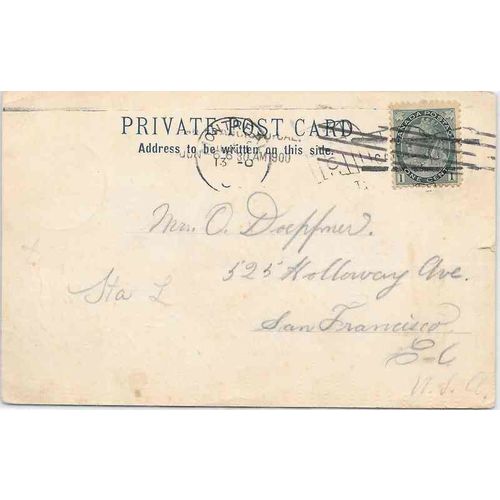 Canada Victoria #75 Numeral 1900, to Montreal Quebec to USA Printed Matter Rate