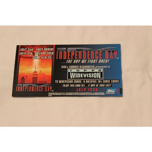 1996 Topps WIDEVISION INDEPENDENCE DAY PROMO NO. P1