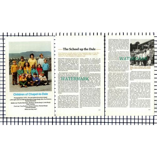 (7673) Chapel-le-Dale School Beresford Bargh Handley - 1989 Article
