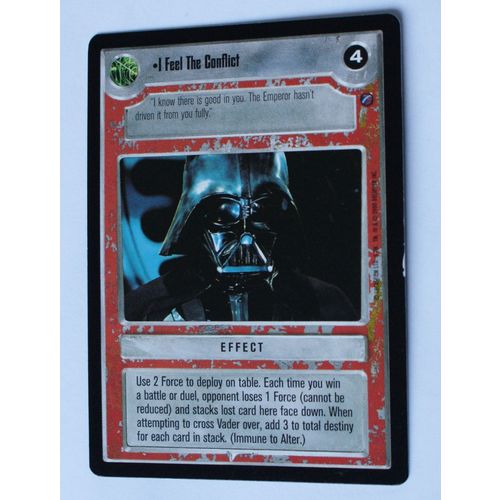 Star Wars CCG: Death Star II Limited # I Feel The Conflict (A) light 2000