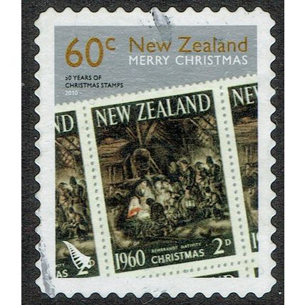 New Zealand 2010 Christmas 60c Multicoloured S/Ad SG3245 GU