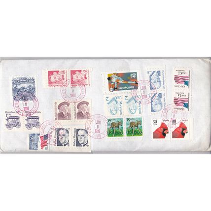 United States 1996 South Brunswick Cancel Cover unaddressed VGC