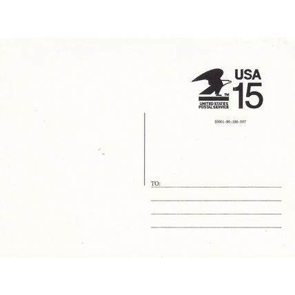 United States 15c Postal Buddy Postal card Unused VGC