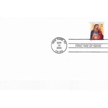 United States 2004 Christmas FDC New York NY cancel unaddressed VGC