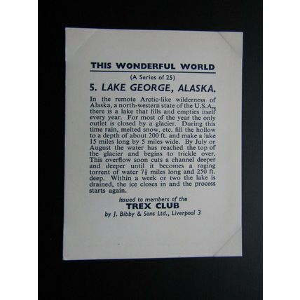 J. Bibby & Sons Cooking Fat 1955 This Wonderful World Card Variants (e31)
