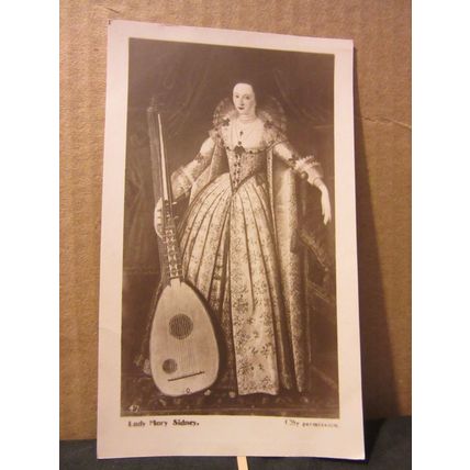 LADY MARY SIDNEY . unused antique postcard
