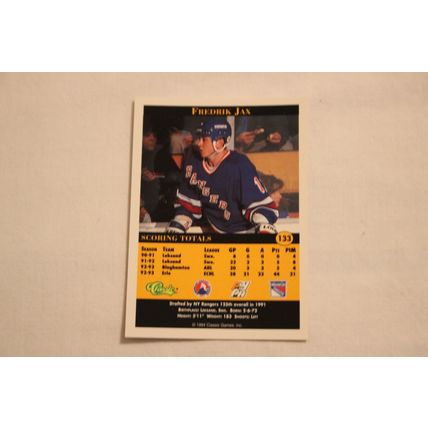 Fredrik Jax 1994 Classic Pro Prospects NO. 133