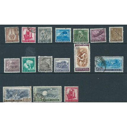 india stamps sg504 sg 504 range to 10r used