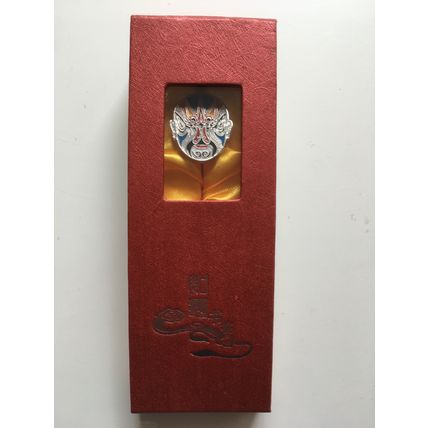 JAPANESE KABUKI MASK BOOKMARK - MULTICOLOUR