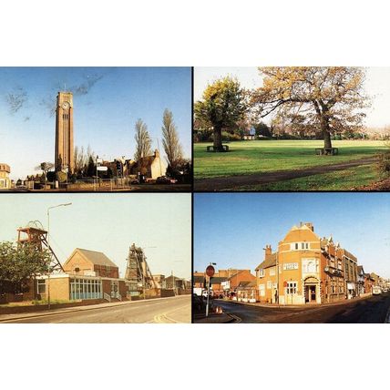 Coalville Clock Tower Memorial Discovery Park Leicester Postcard