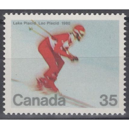 ZAYIX - 1980 Canada 848 MNH Winter Olympics Downhill Skiing Sports 060422S45M