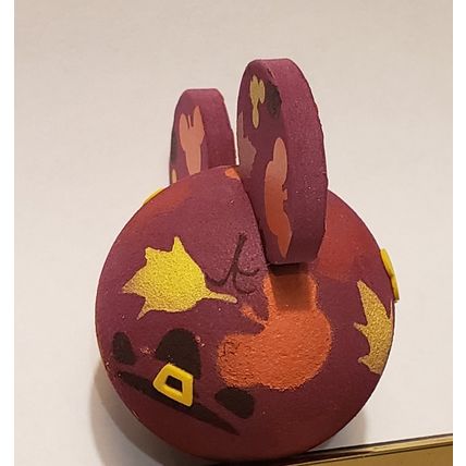 DISNEY MICKEY EARS AUTUMN LEAVES PILGRIM CAR TRUCK ANTENNA TOPPER~NEW~HARVESTNW