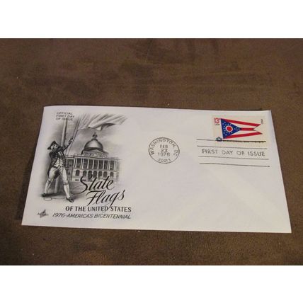 1976 USA / United States FDC Cover -American State Flags series - Ohio
