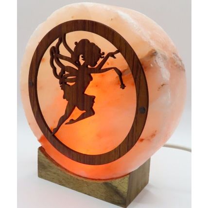 Dancing Fairy Himalayan Salt Lamp USB 13.5 CM Gift Christmas Home Decor Natural