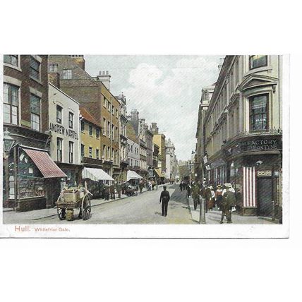 Whitefriar Gate - Hull - Yorkshire - Vintage Postcard - 1910