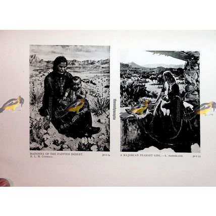 Madonna & Majorcan Peasant (Rehearsal & Haircut, Reverse), Book Illustration