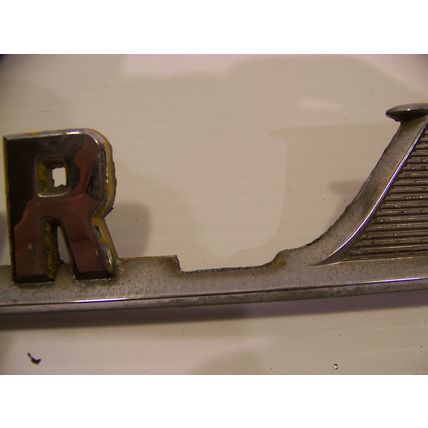 1950 's FORD B-500 EMBLEM OEM #9121012-A RH RAT ROD MAN CAVE