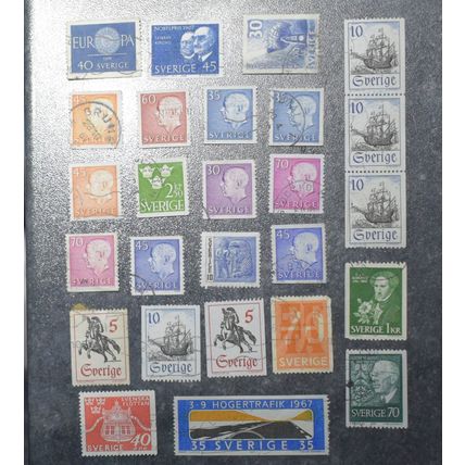 SWEEDEN STAMPS King Gustav V 1958 - 67 ~~L@@K~~
