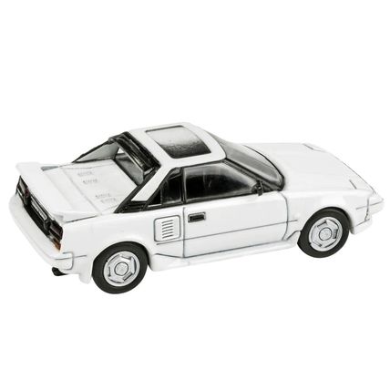 1985 Toyota MR2 MK1 Super White with Sunroof 1/64 Diecast Model Car by Parago...