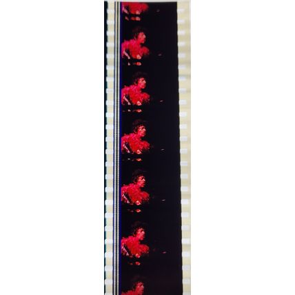 Jimi Hendrex. Pk MTP - C072t . 1 STRIP OF 5 - 35MM FILM CELLS. A very rare strip