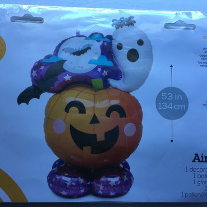 NEW Airloonz Inflatable Halloween Bats Ghosts & Pumpkin Decorative 53'' Balloon