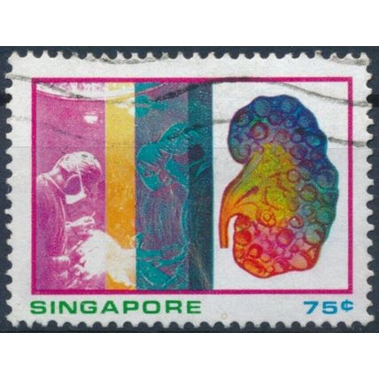 Science & Industry: 75c - Singapore 1975 - F H - SG 255