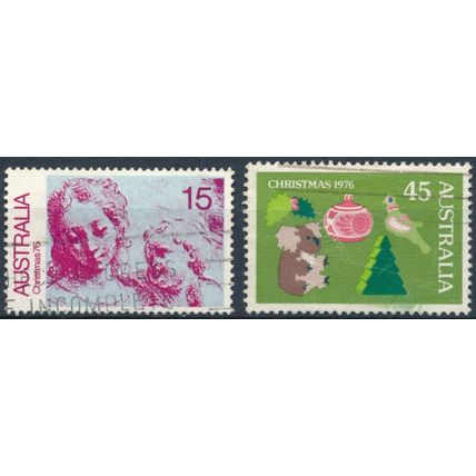 Christmas - Australia 1976 - F H - SG 635/6