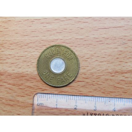 New York City Transit Authority One Fare Token (e607 )