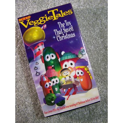 VeggieTales - The Toy That Saved Christmas - VHS cassette