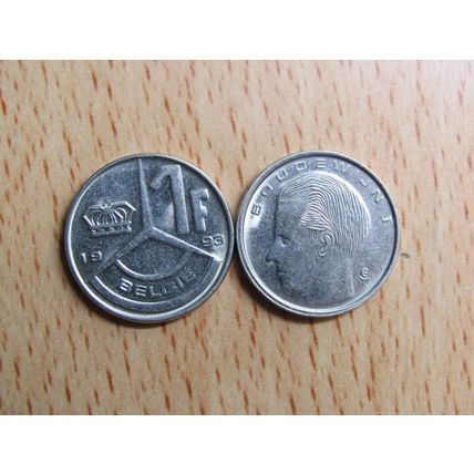 Belgium 1993 1 Frank Belgie (Dutch - Flemish Text) Coin
