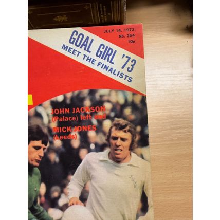 GOAL MAGAZINE #254 14 JULY 1973 UK FOOTBALL MAGAZINE - BOBBY ROBSON (LL)