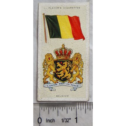 1936 Players National Flags & Arms No. 4 Belgium