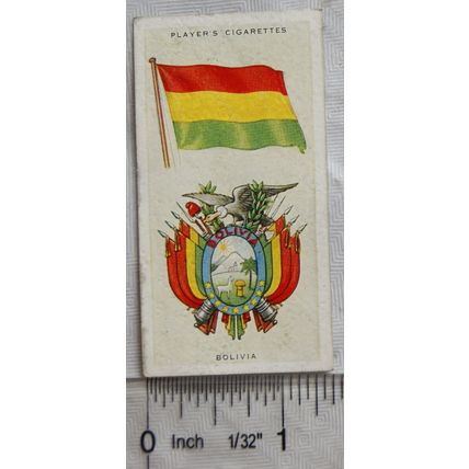 1936 Players National Flags & Arms No. 5 Bolivia