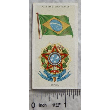 1936 Players National Flags & Arms No. 6 Brazil