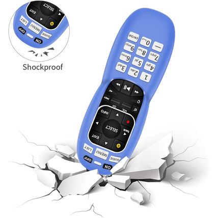 2 PCS] Protective Case for Directv Remote, Silicone Cover Lightweight anti Slip