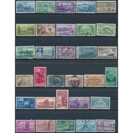 440 Stamp Selection - USA - Used Hinged