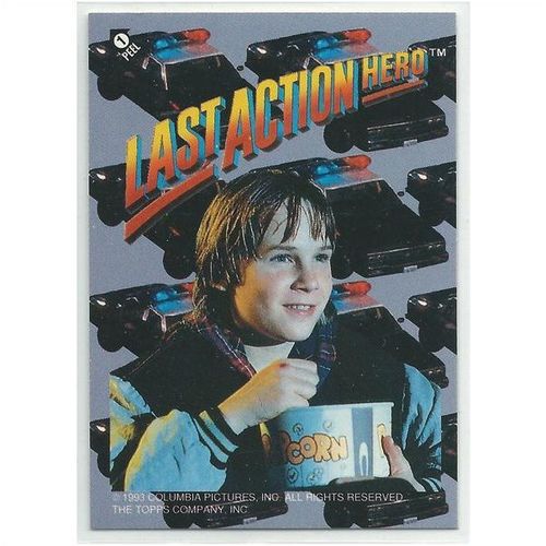 LAST ACTION HERO ' 88 card / 11 stickers card set ' (1993)