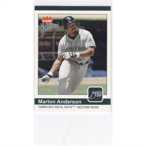 2004 Fleer Platinum Baseball Marlon Anderson