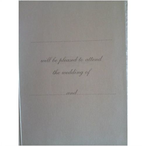 Wedding Acceptance Card #4