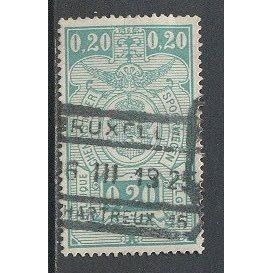 Belguim.P378 20c Green.Fine Used.Dec14