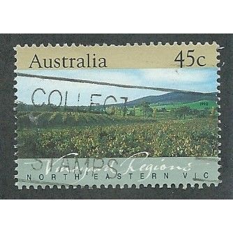 AUS 1992 45c 'VINEYARDS - VIC' FINE USED (EBID35-751)