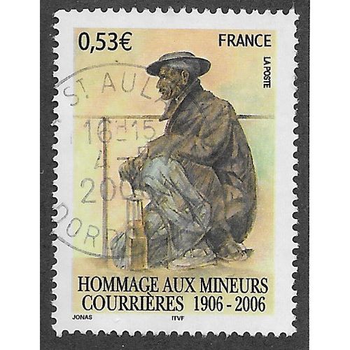 FRA 2006 (53c) '100TH ANN OF COURRIERES MINE DISASTER' FINE USED (EBID56-112)